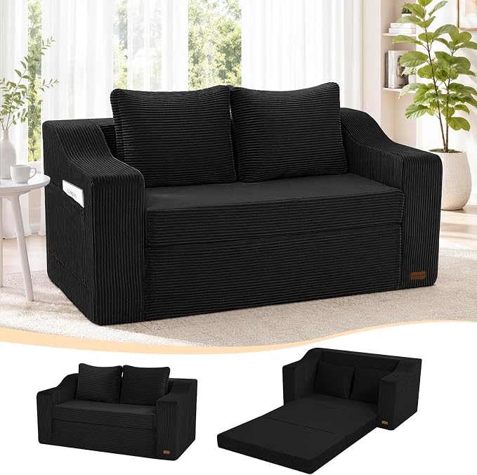 Corduroy Loveseat Sofa Bed