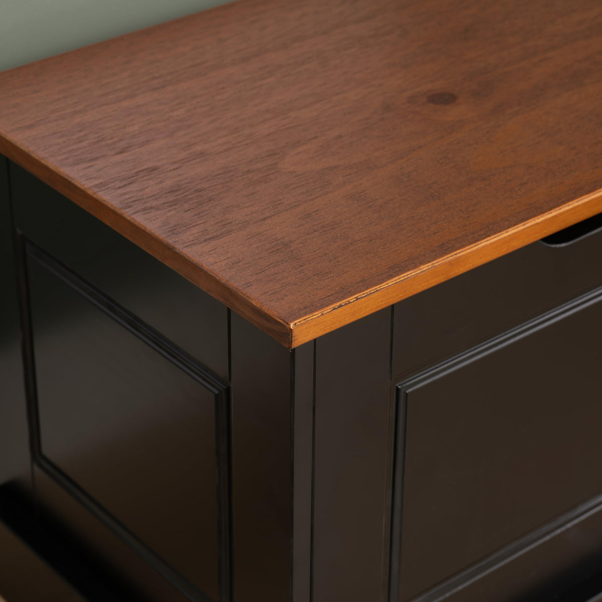 Backless Corner Storage Bench