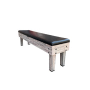 6-Foot Leather Storage Bench with High-Density Foam