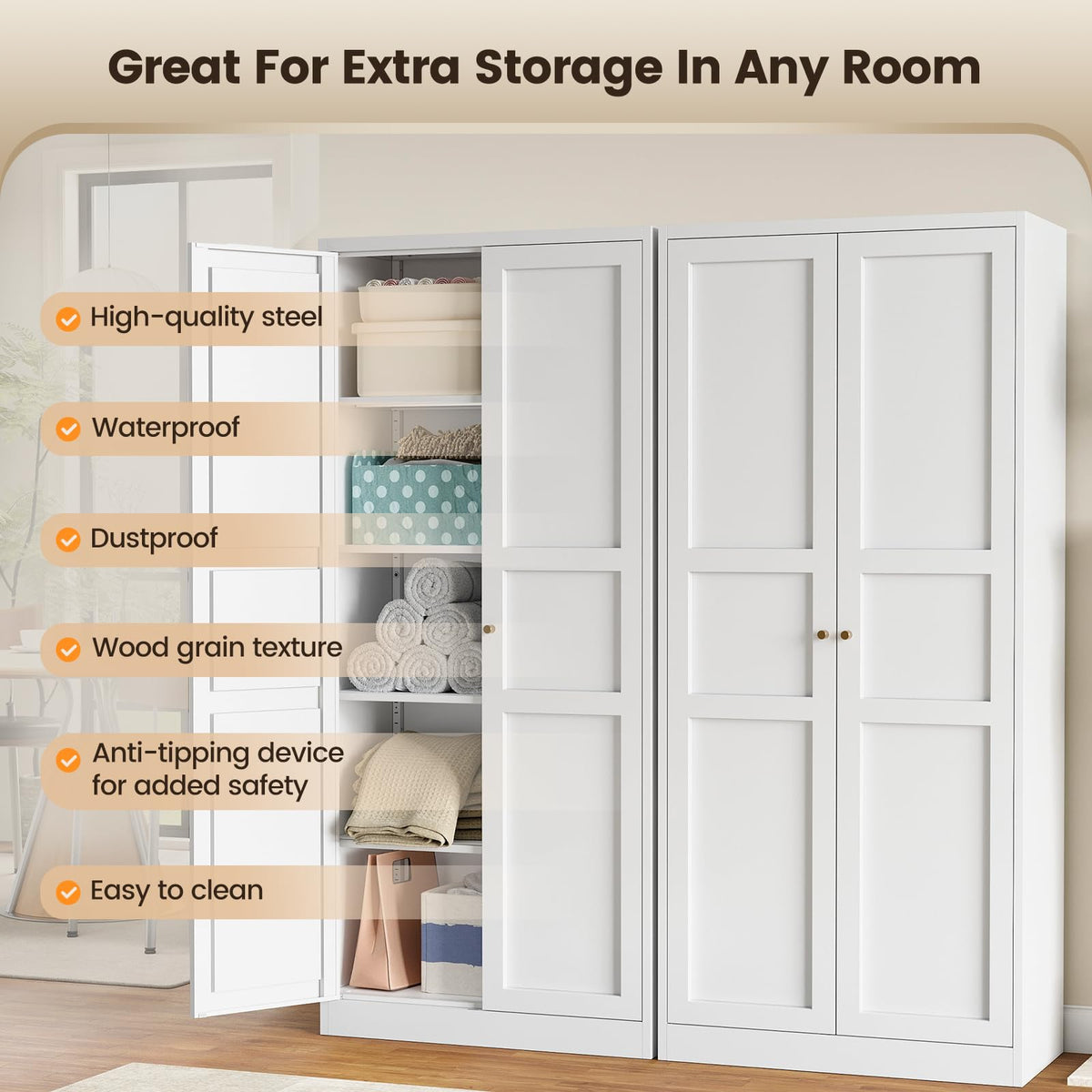 Metal Pantry Cabinet