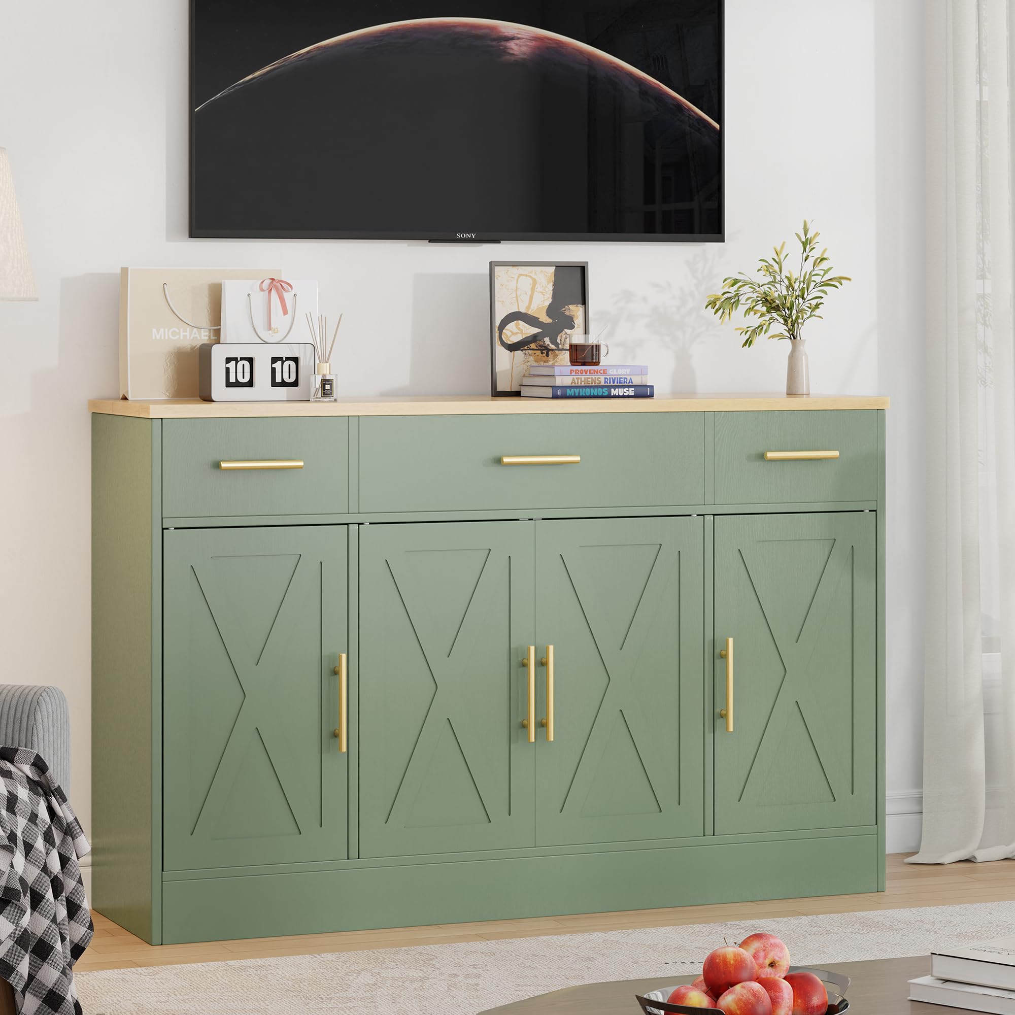 Farmhouse Buffet Cabinet with Storage
