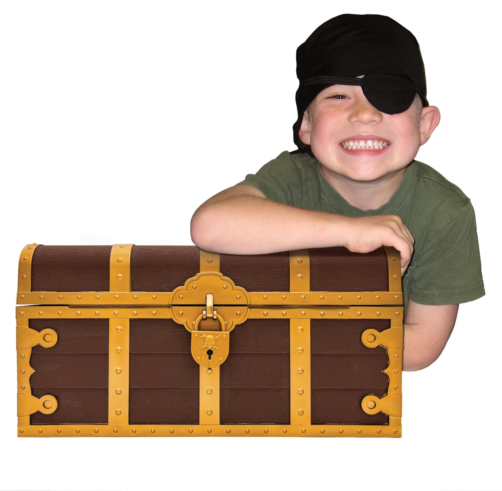 Plastic Treasure Chest with Lock and Key