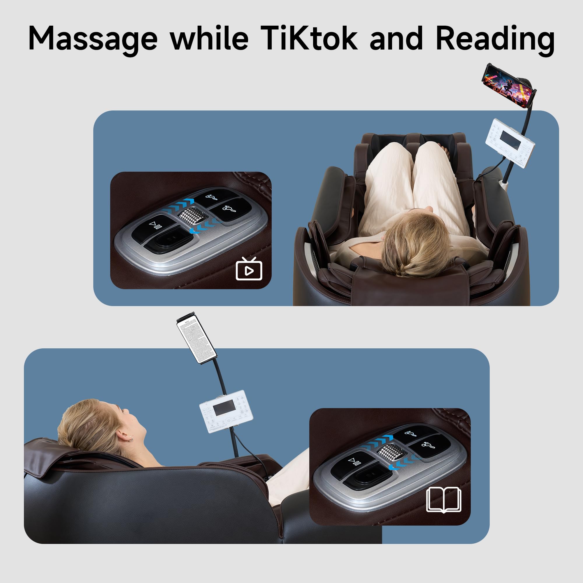 Full Body Massage Chair with 3D SL-Track & Zero Gravity