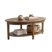 Rustic Oval Coffee Table