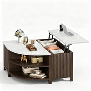 Fluted Lift-Top Coffee Table