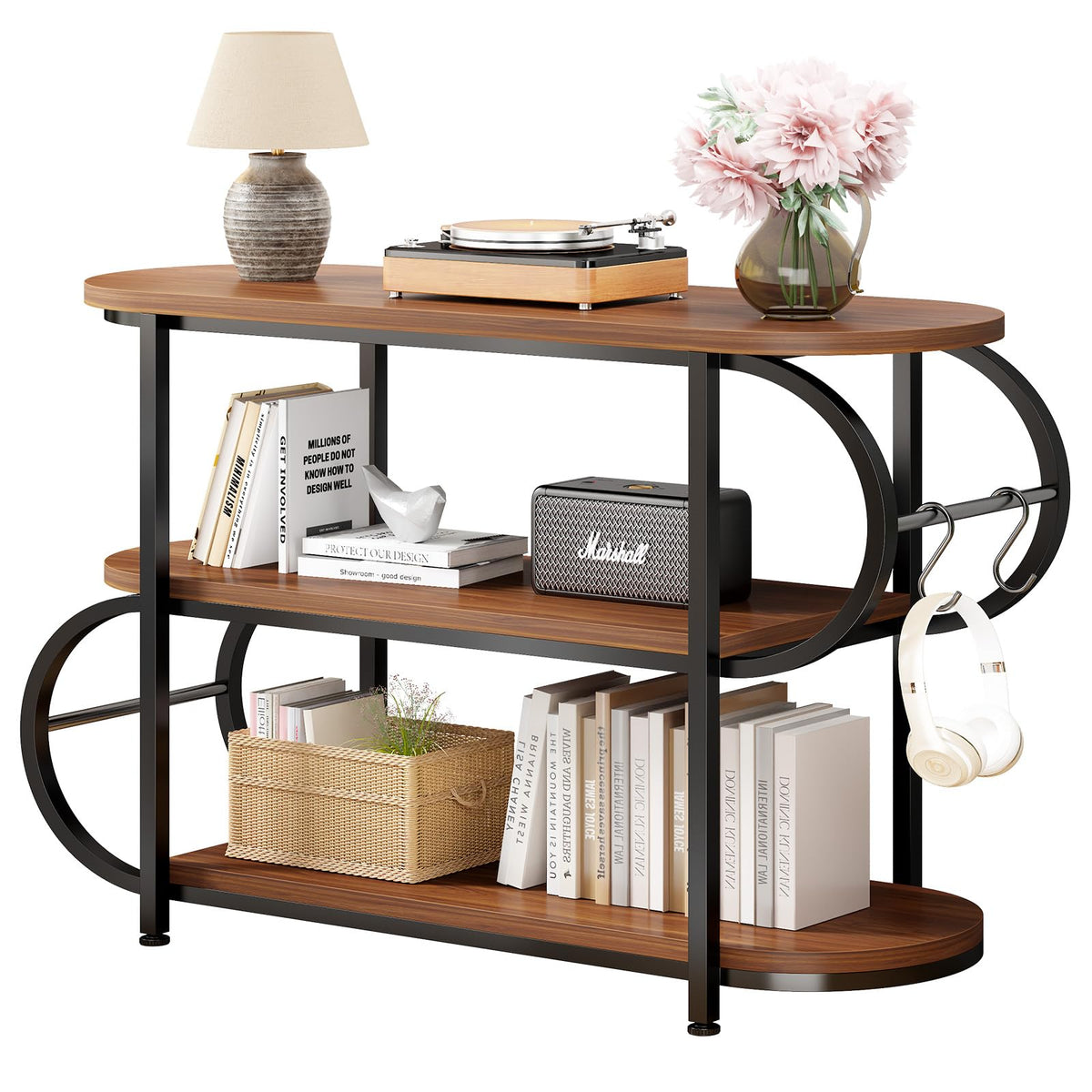 3-Tier Low LED Bookshelf