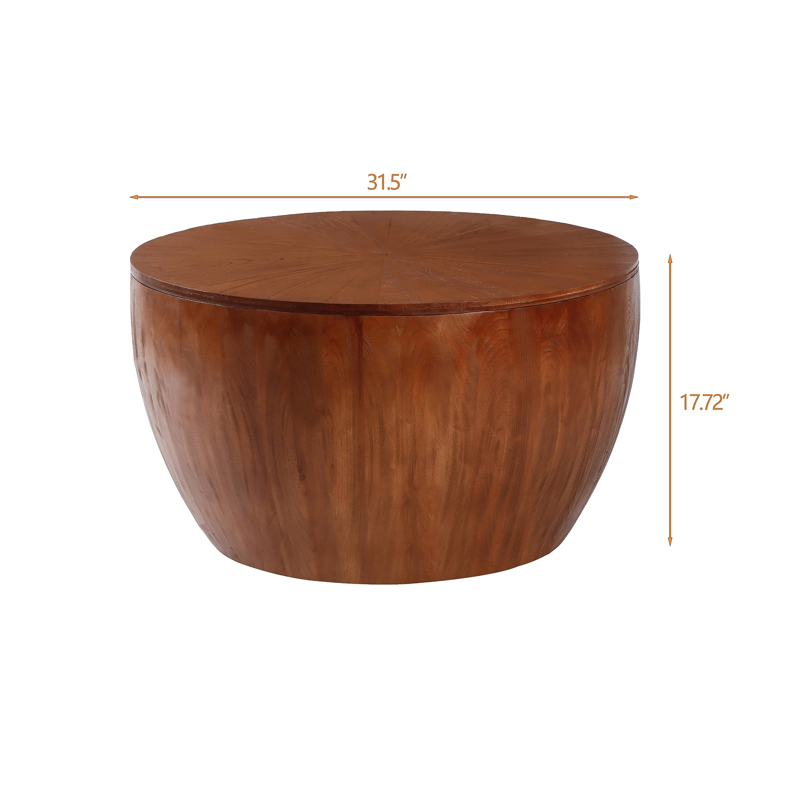 Barrel Drum Coffee Table