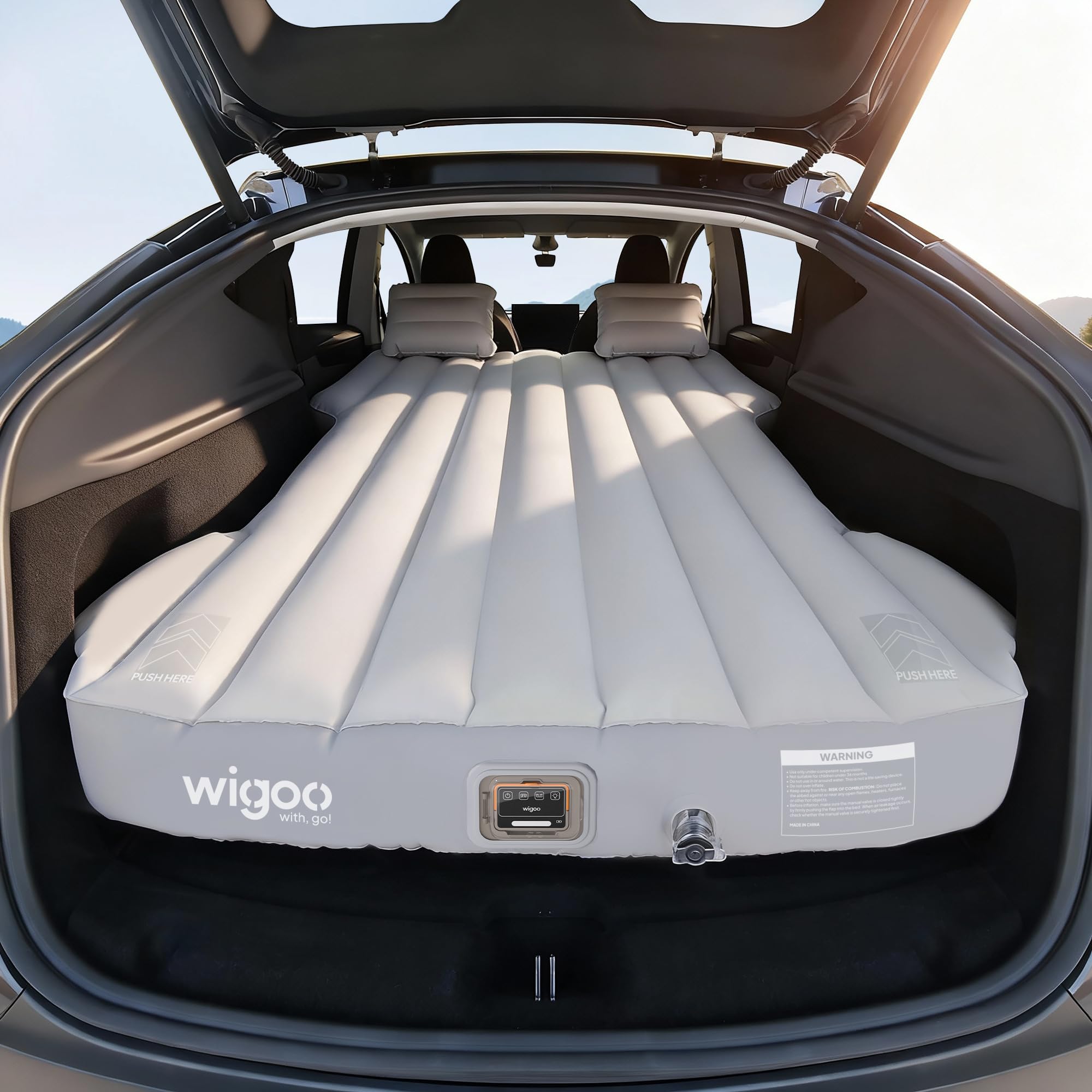 Tesla Model Y Air Mattress with Built-In Pump