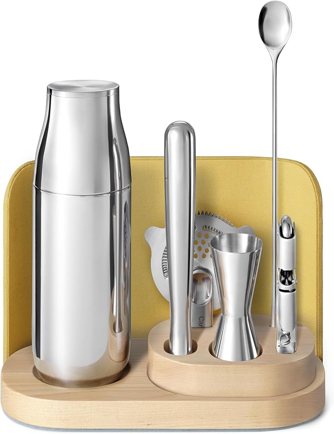 9-Piece Bar Tools Set with Storage Organizer