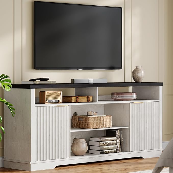 Farmhouse TV Stand for TVs Up to 65"