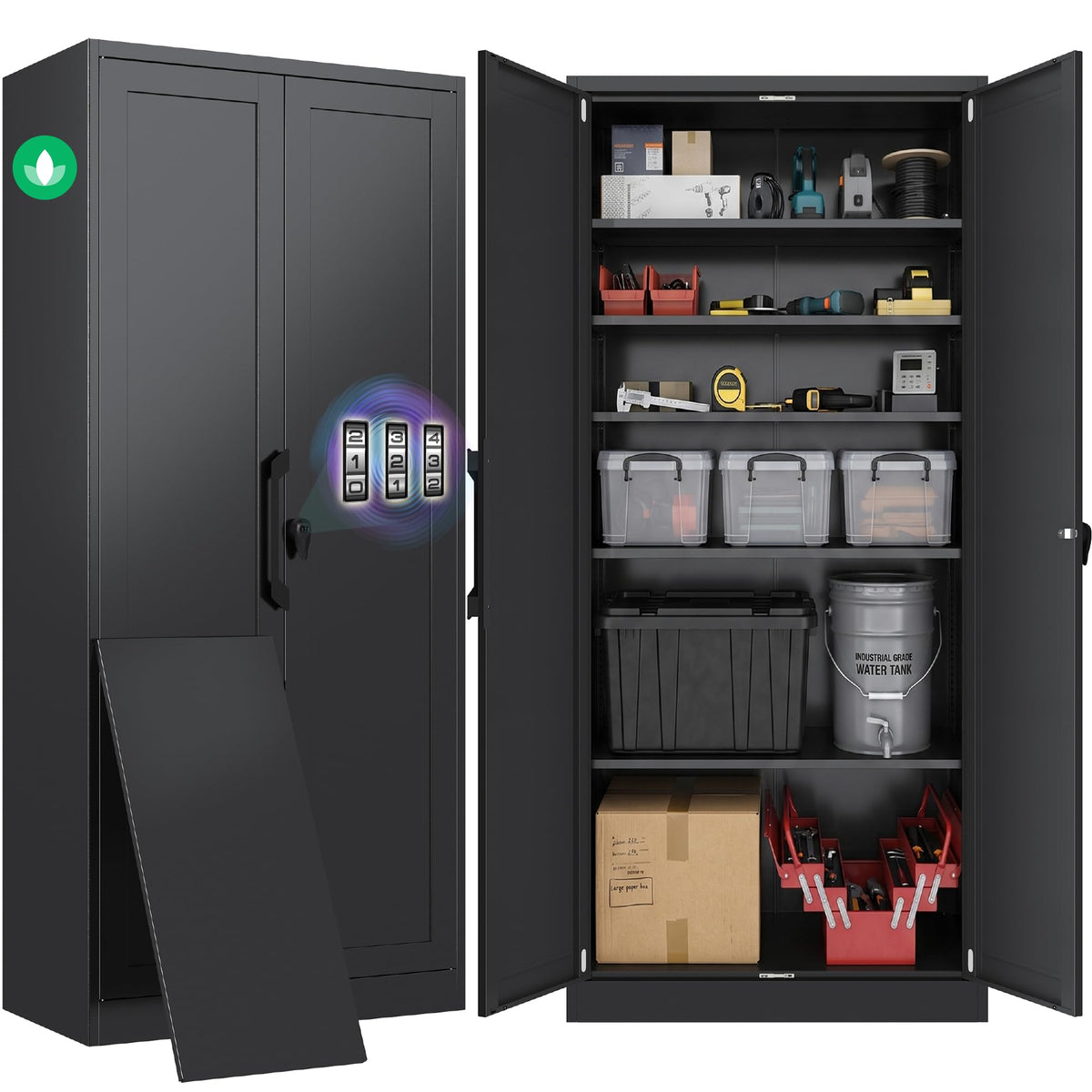 Locking Steel Storage Cabinet