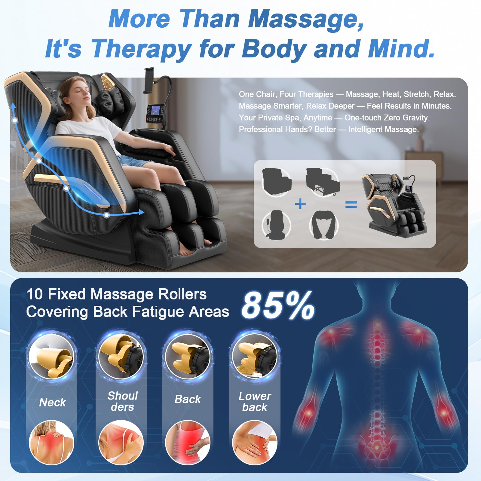 Full Body SL-Track Zero Gravity Massage Chair