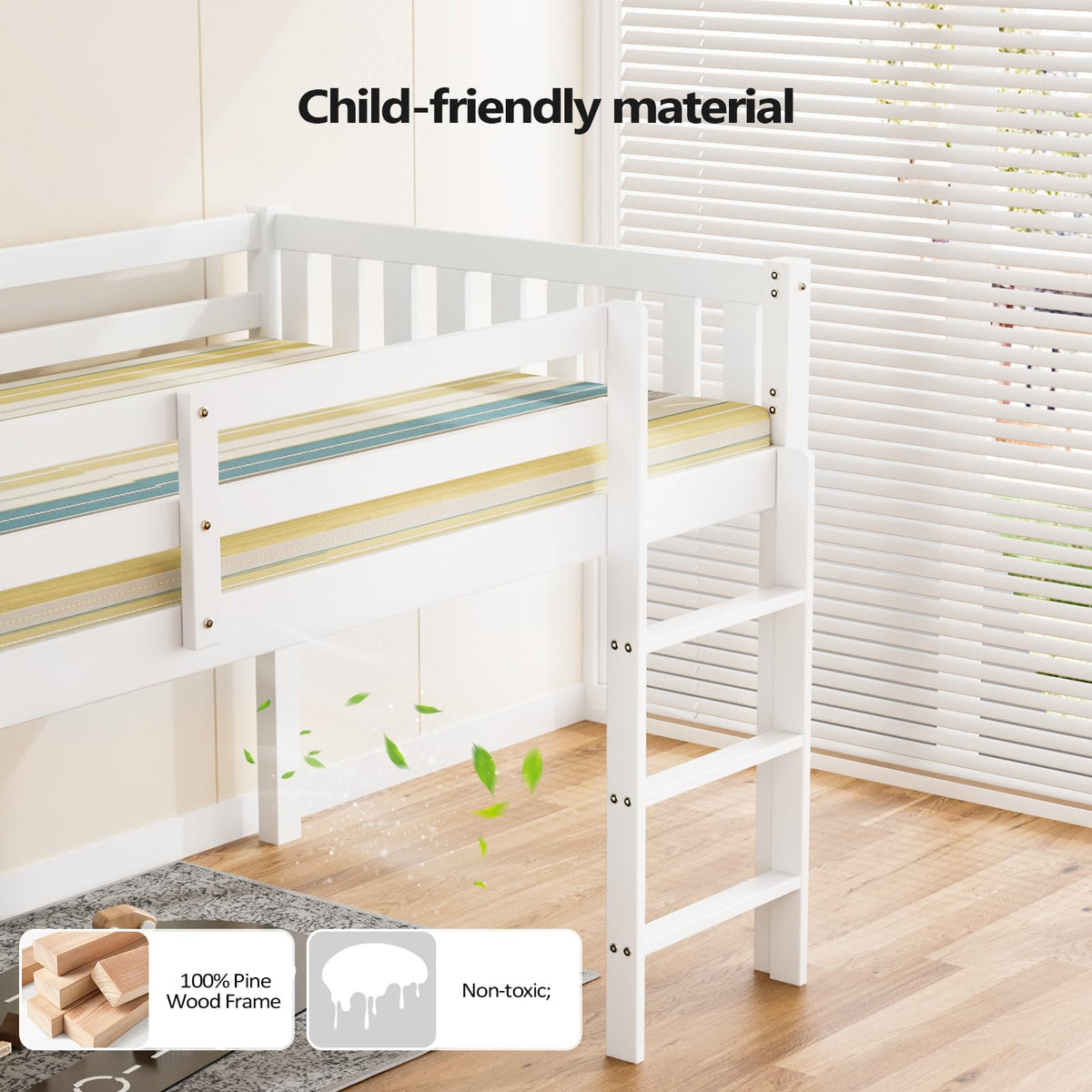 Twin Low Loft Bed