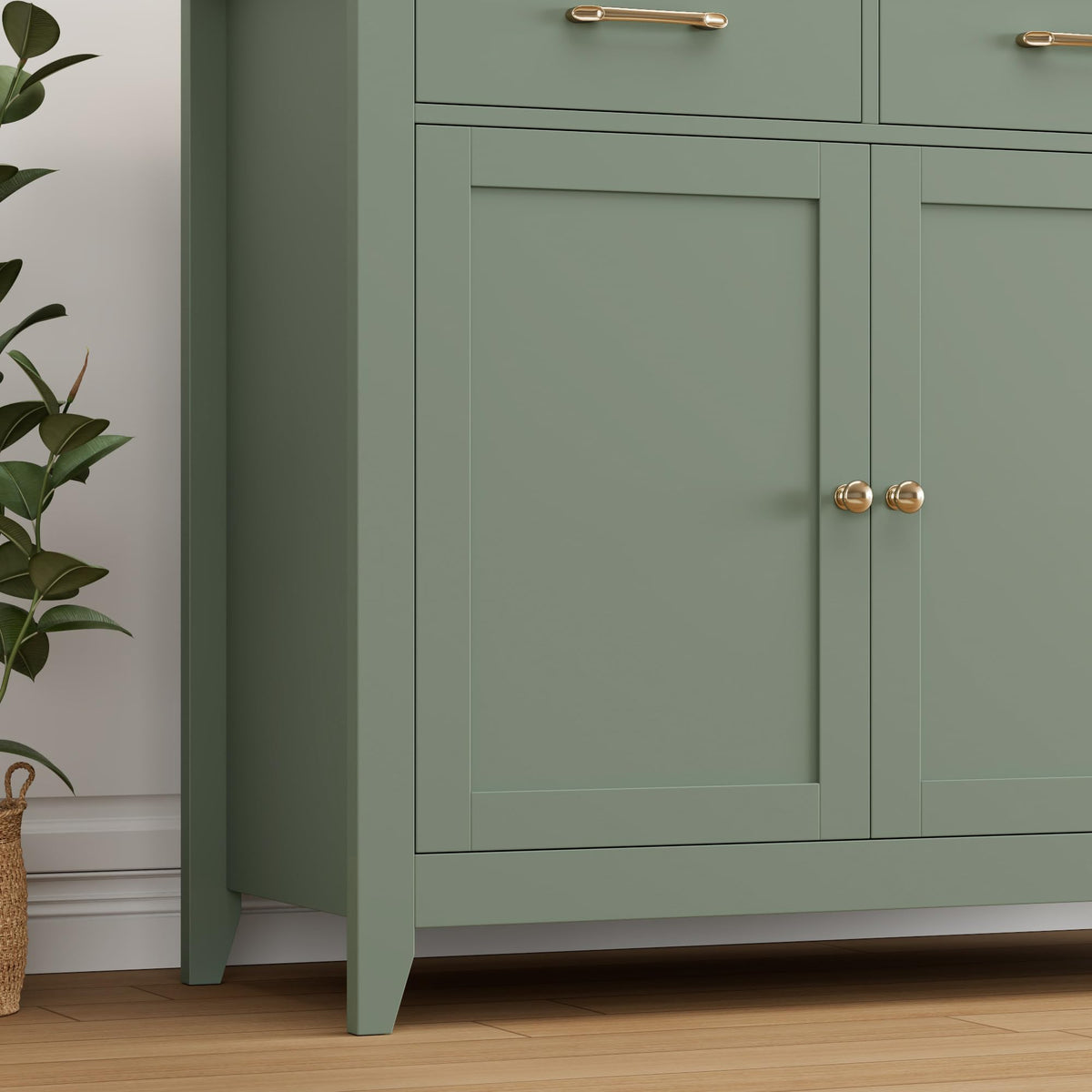 Sage Green Buffet Cabinet