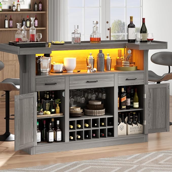 LED Wine Bar Cabinet