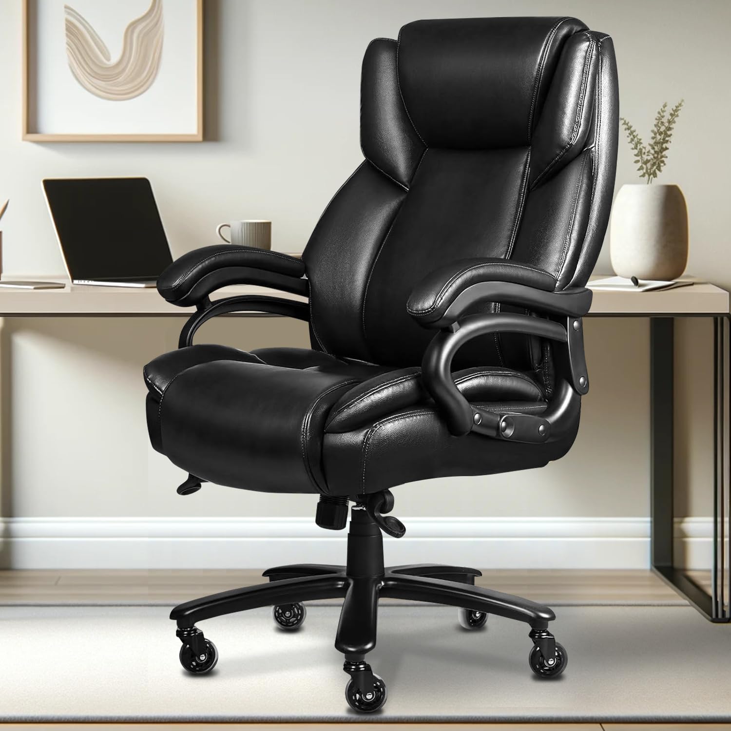 500 lbs Big & Tall Office Chair with Adjustable Lumbar Support
