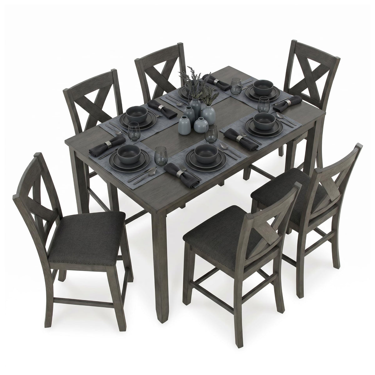 7-Piece Counter Height Dining Set