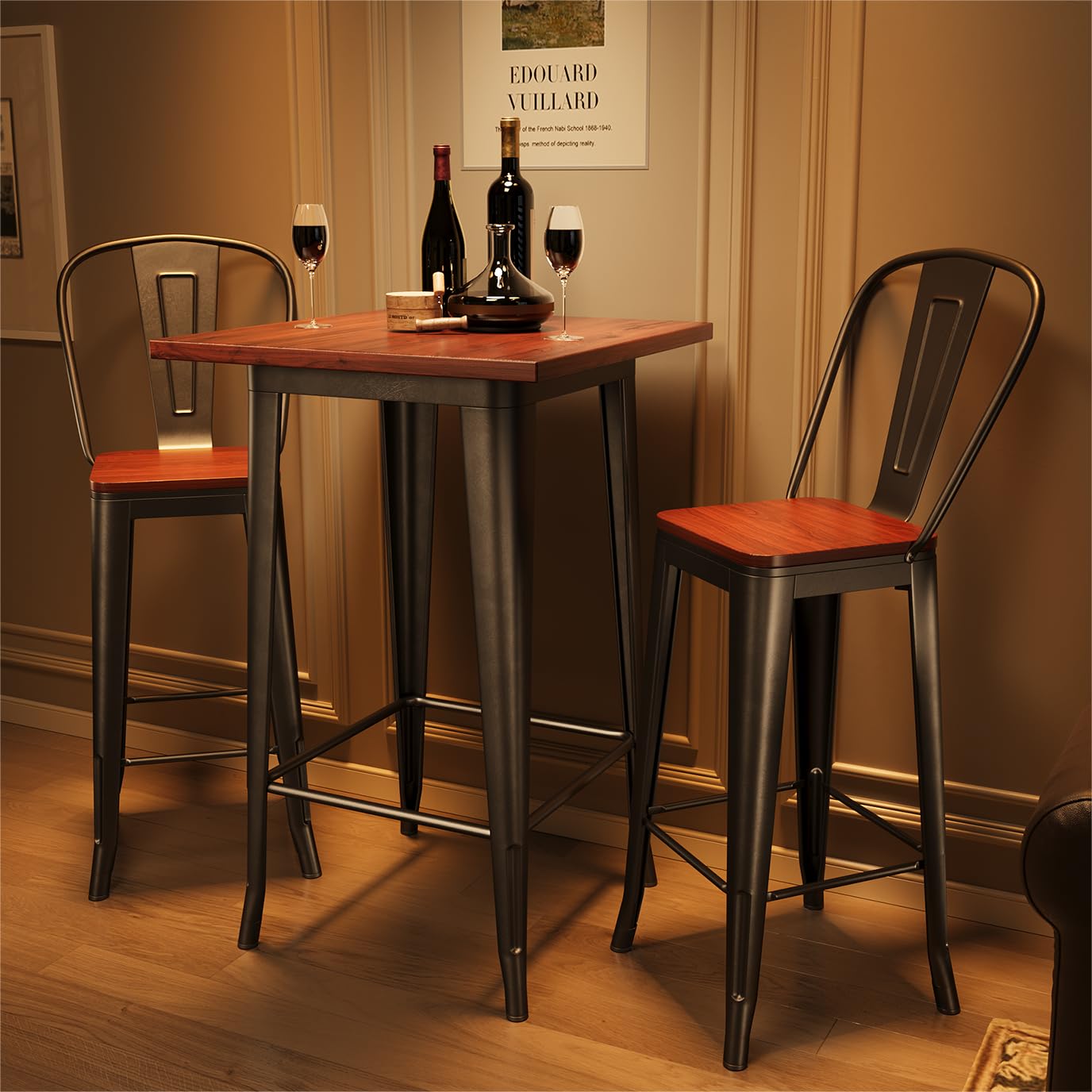 3-Piece Bar Table & Chairs Set