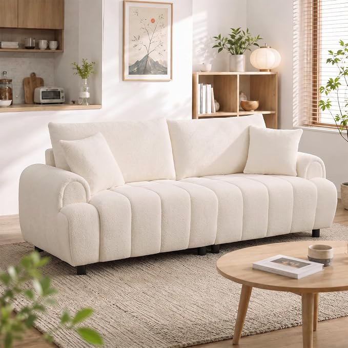Boucle 3-Seater Sofa
