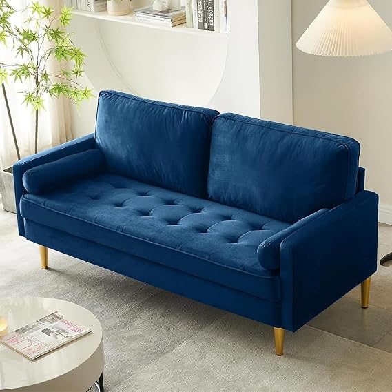 Green Velvet Loveseat