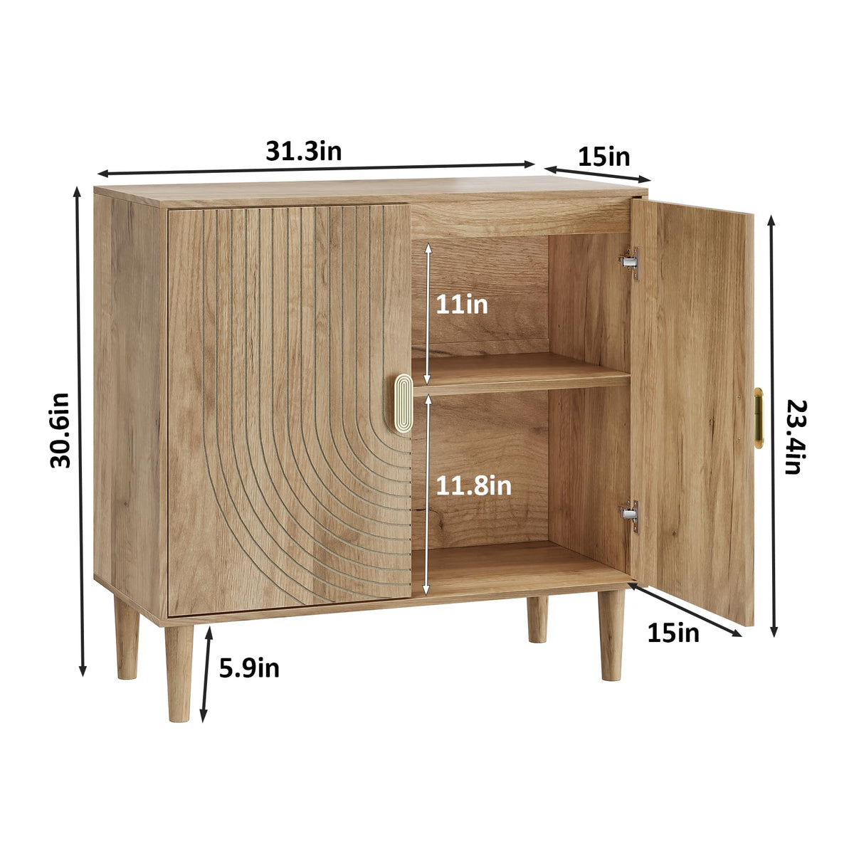 White Buffet Sideboard Cabinet