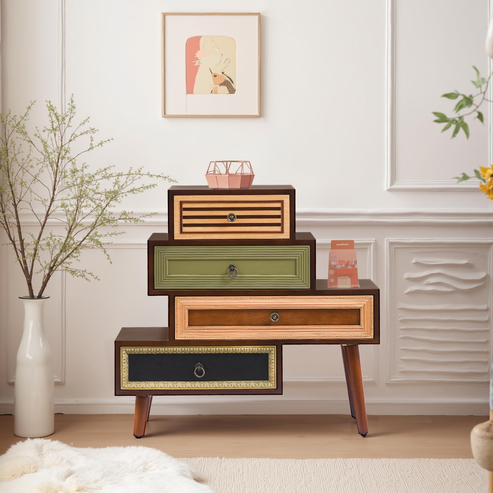 Vintage Accent Chest with Drawers
