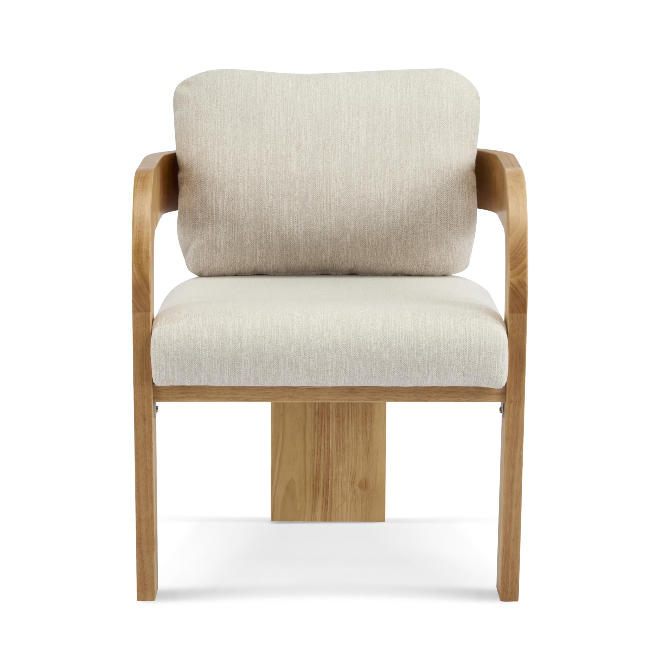 Upholstered Dining Chairs with Cushion, Set of 2