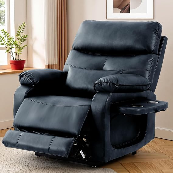 Beige Dual Motor Lift Recliner