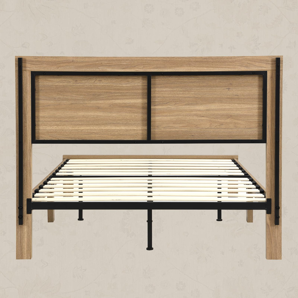 Full Boho Platform Bed Frame