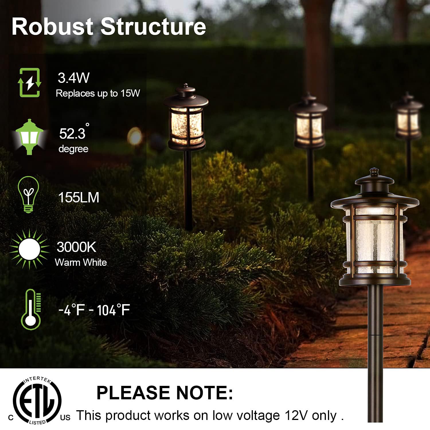 LED Landscape Path Light – 6 Pack