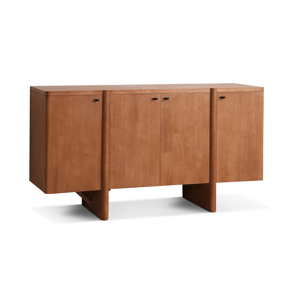 Wood Buffet Sideboard with Adjustable Shelves
