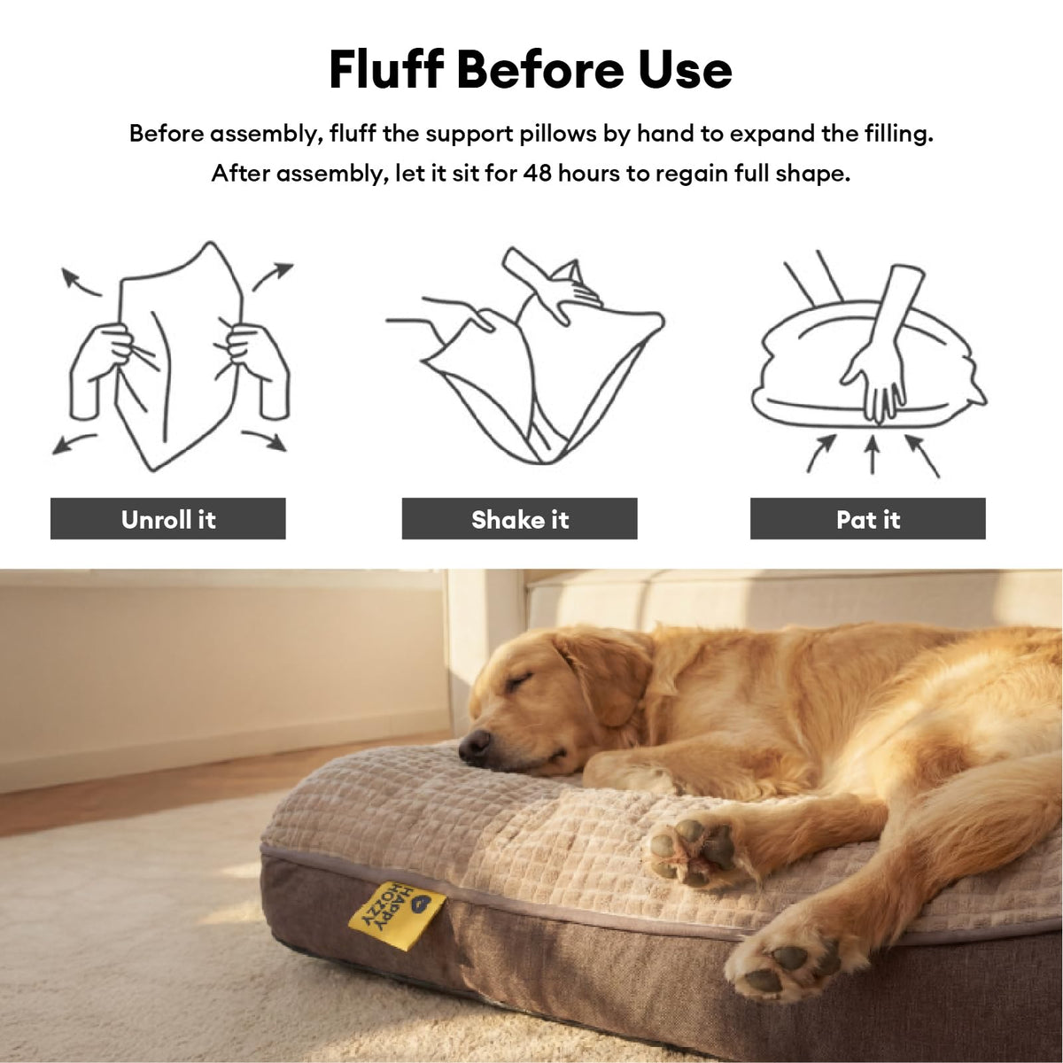 Plush Orthopedic Dog Bed