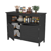 Outdoor Storage Cabinet with Magnetic Doors & 3 Shelves