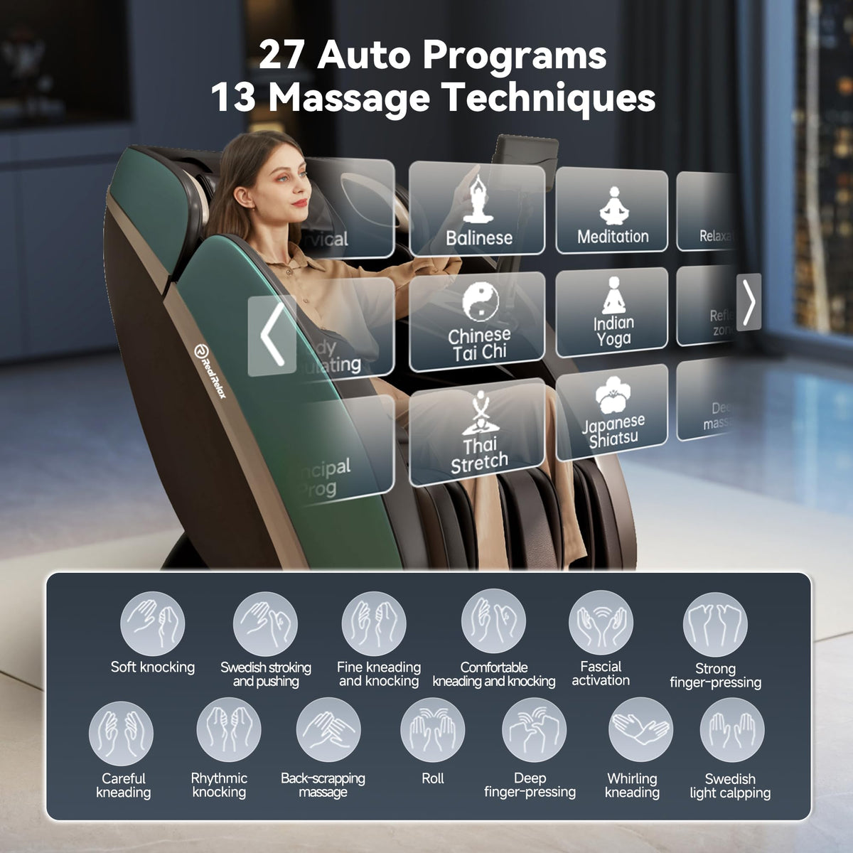 Real Relax 4D Smart Full Body Massage Chair PS6500