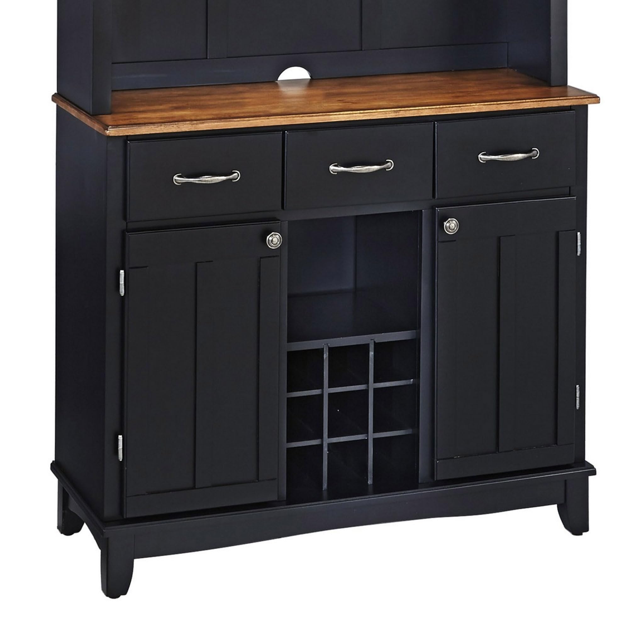 Buffet Server with Hutch – Black