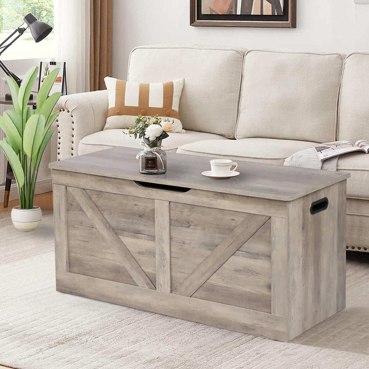 Wooden Storage Bench
