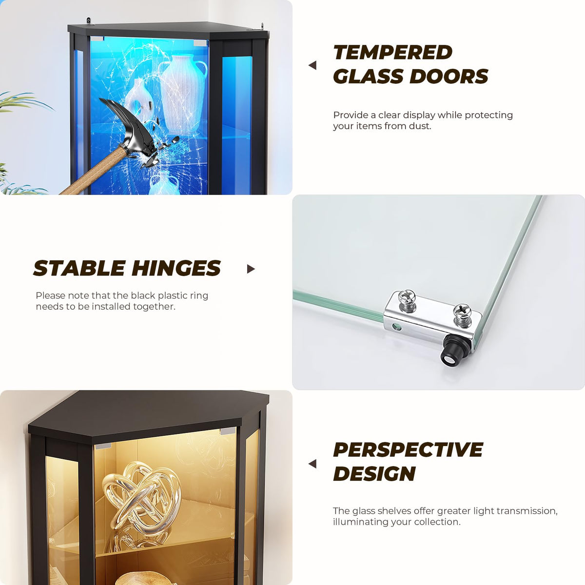 Corner LED Display Cabinet