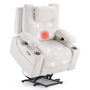 Power Lift Recliner Chair with Massage & Heat