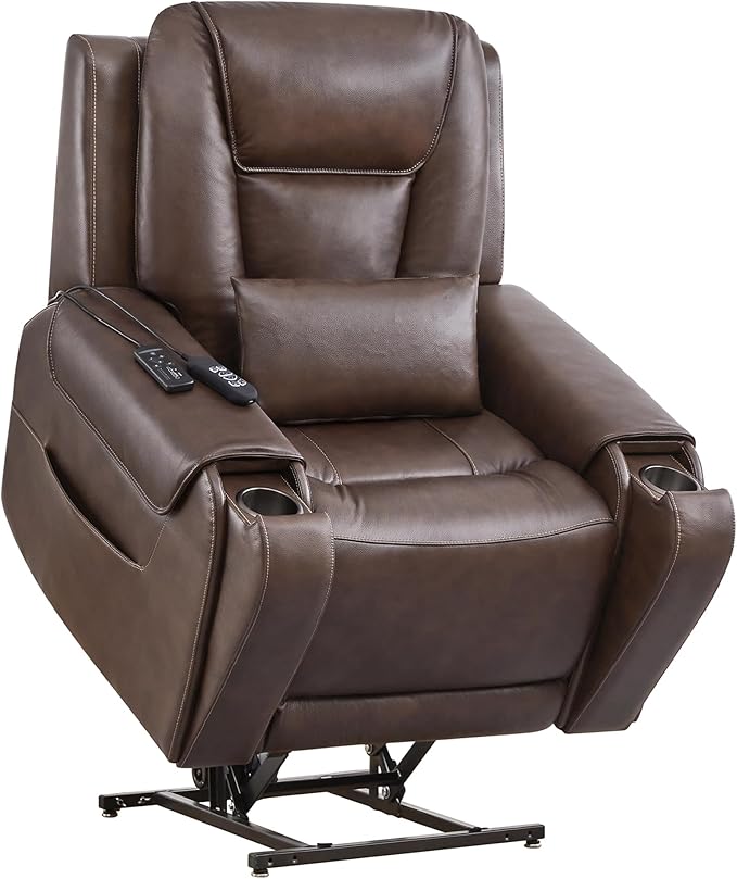 Power Lift Recliner Chair with Massage, Heat & Triple Motor