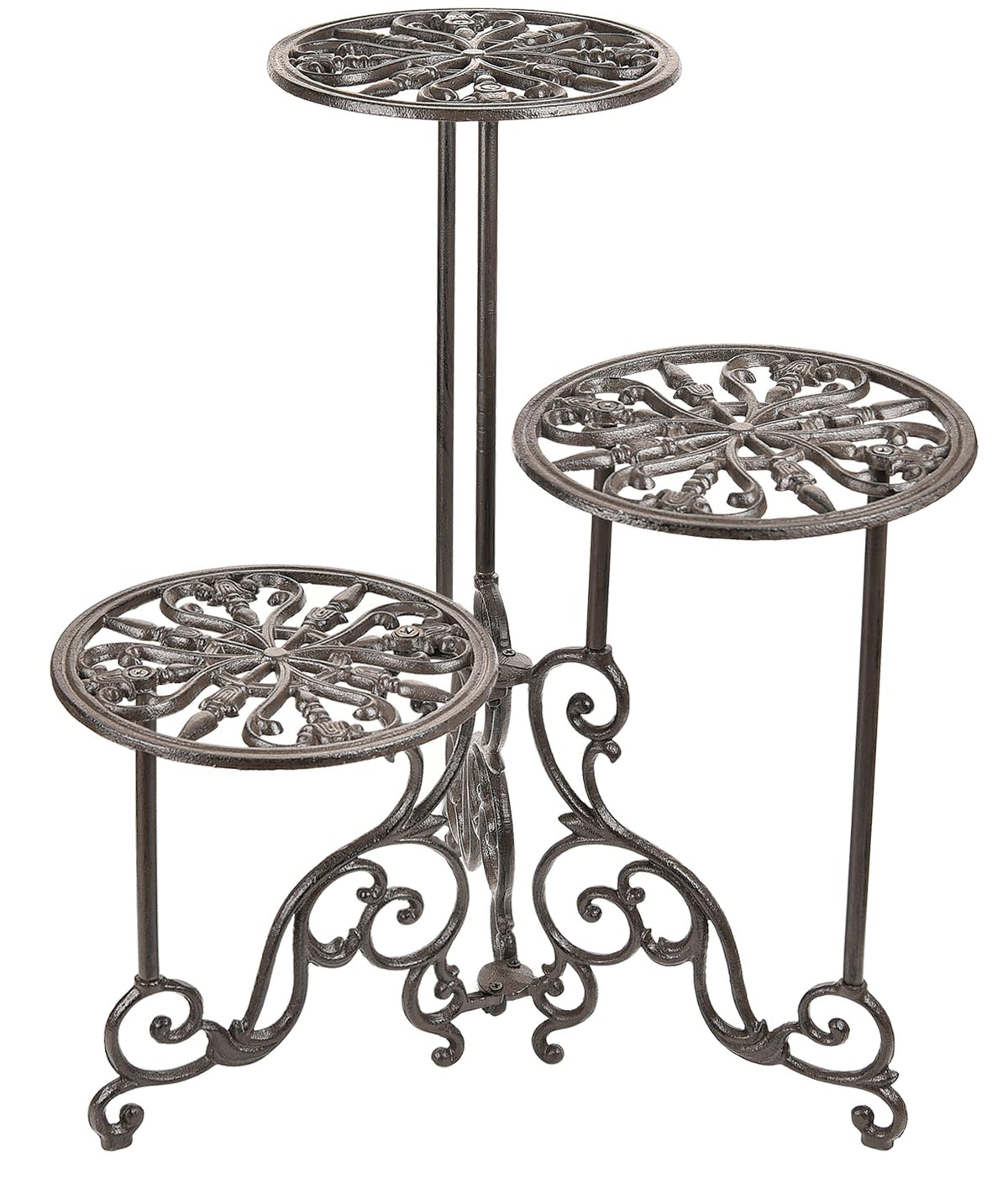 3-Tier Cast Iron Plant Stand