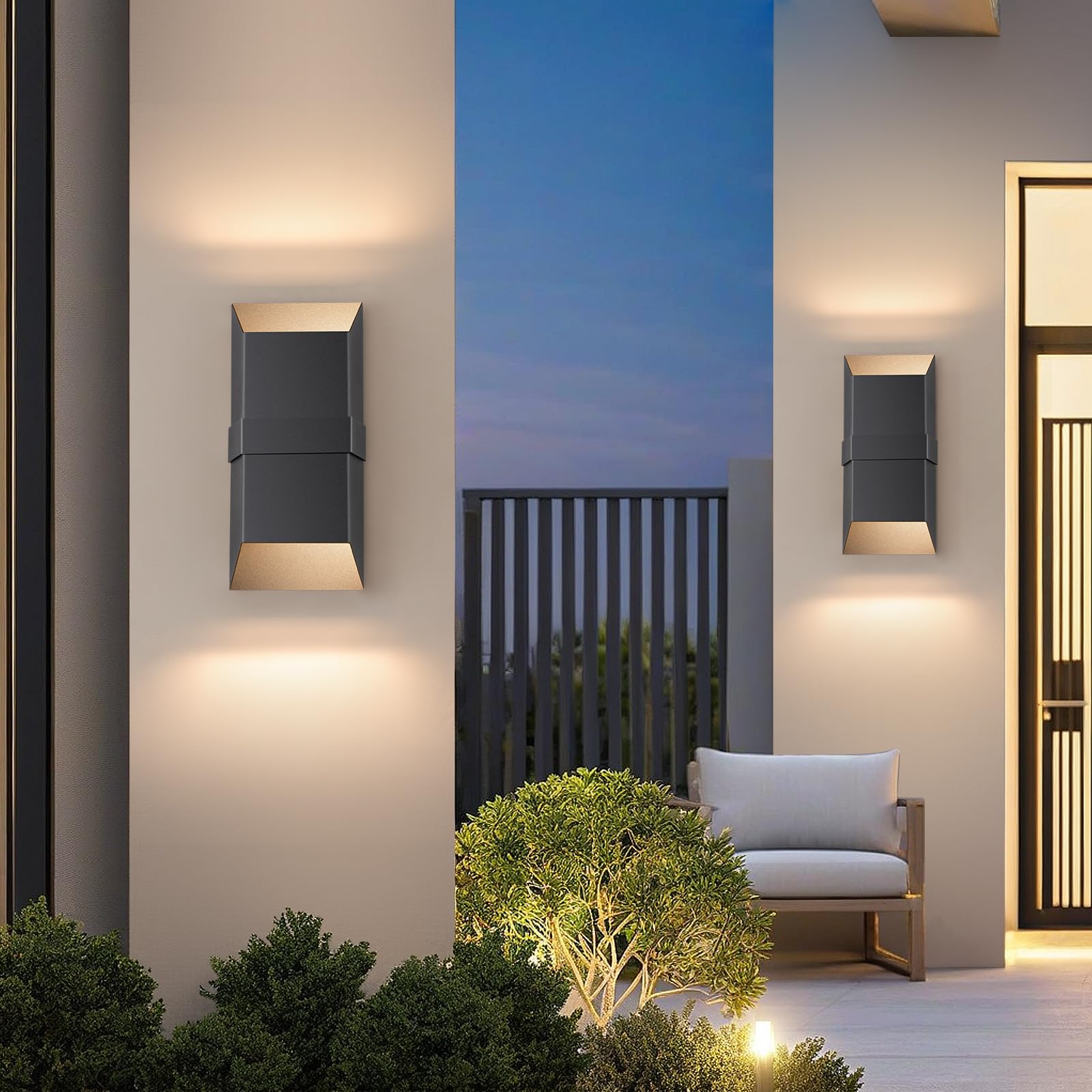 Outdoor LED Wall Sconce Light Fixture