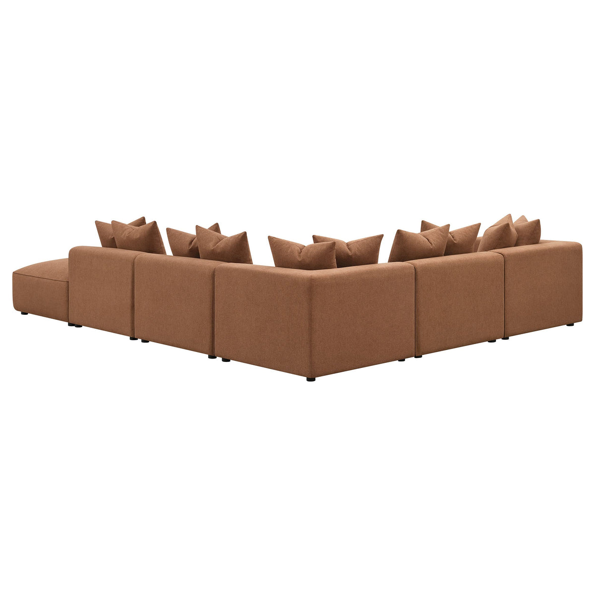 Coaster Jennifer 6-Piece Modular Sectional Sofa Terracotta 551591-SET