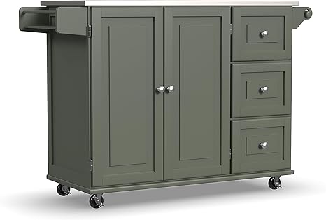 Kitchen Island Cart with Storage