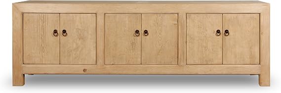 Reclaimed Wood Sideboard Buffet Cabinet with 6 Drawers