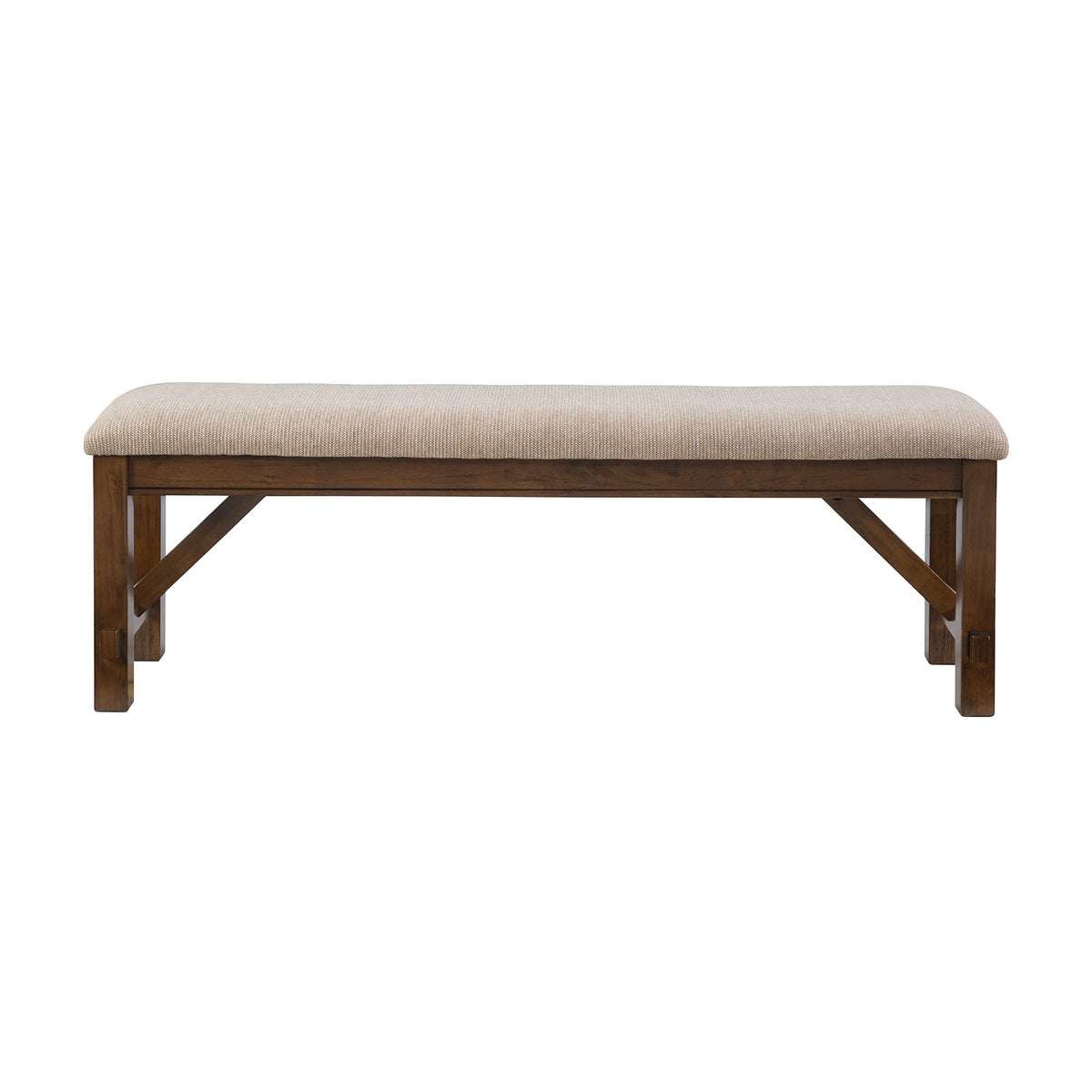 Upholstered Acacia Dining Bench