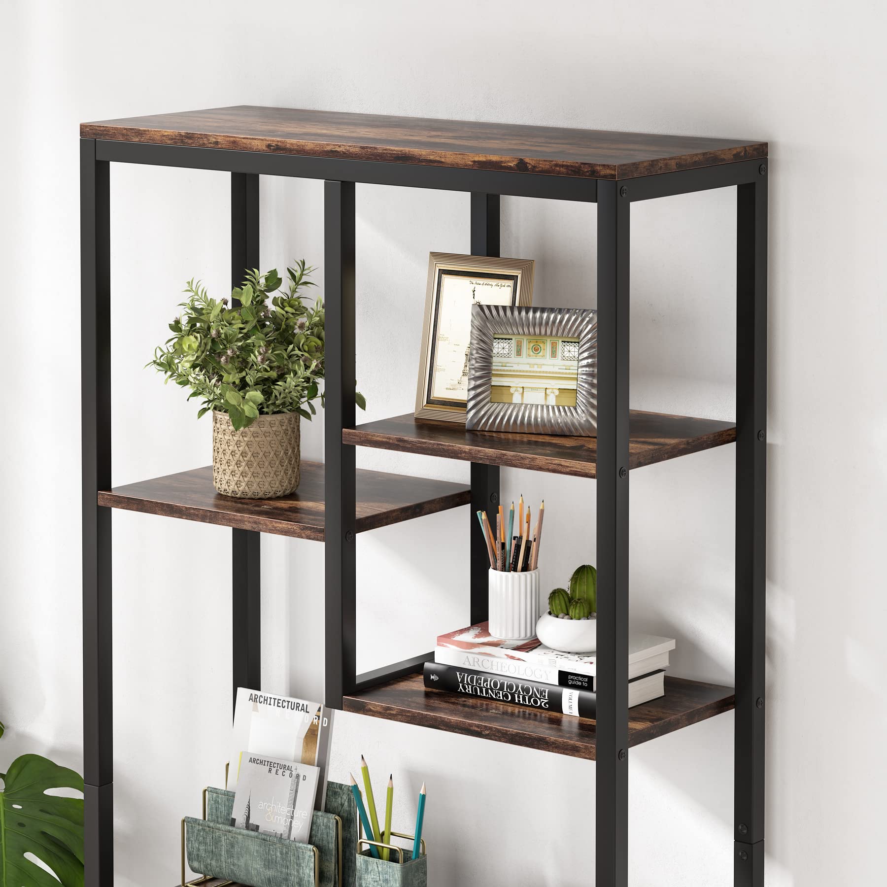 8-Shelf Industrial Bookcase
