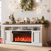 Hipicute 36 Inch Electric Fireplace Fits Up to 68 in TV, 4-Color Flame