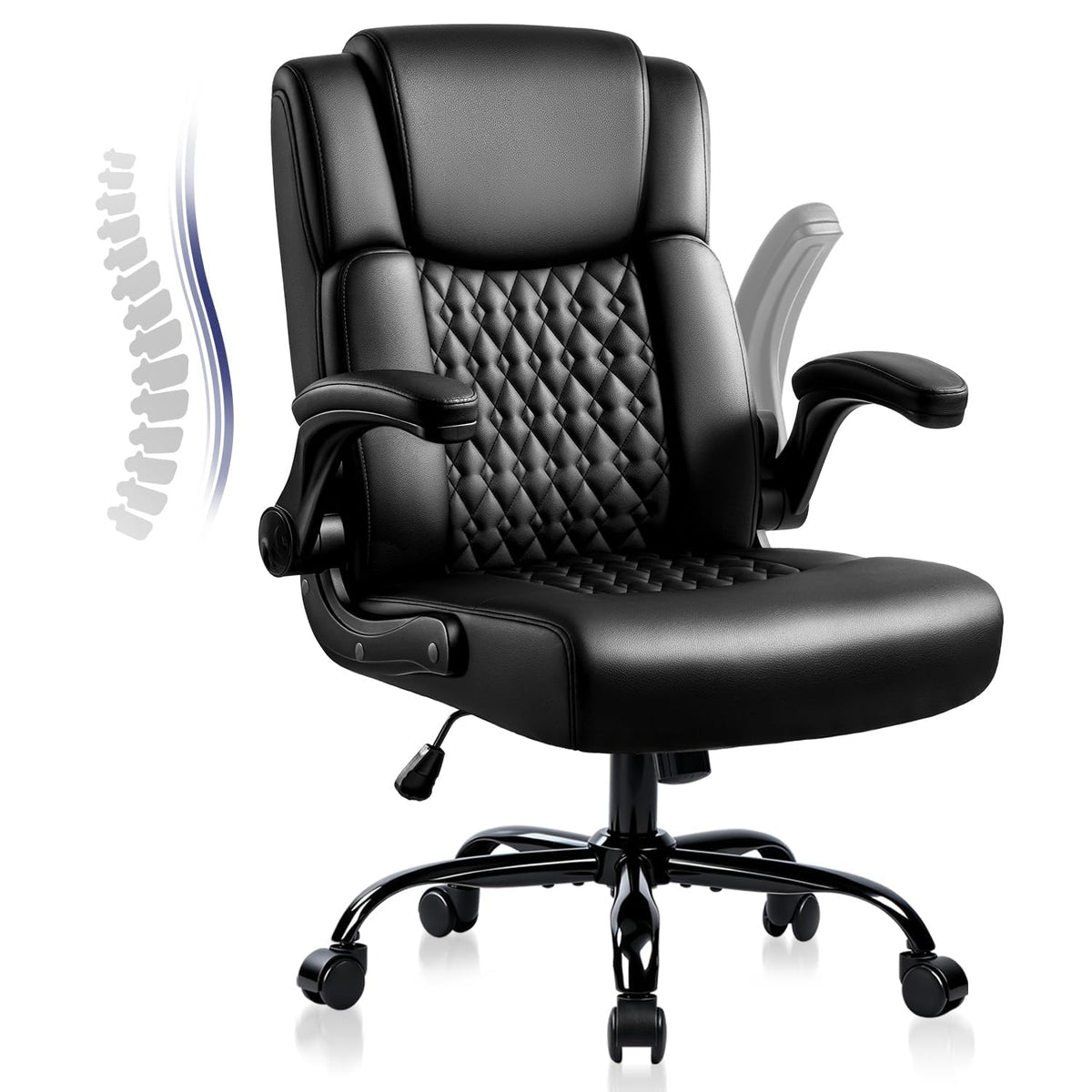 Ergonomic PU Leather Office Chair