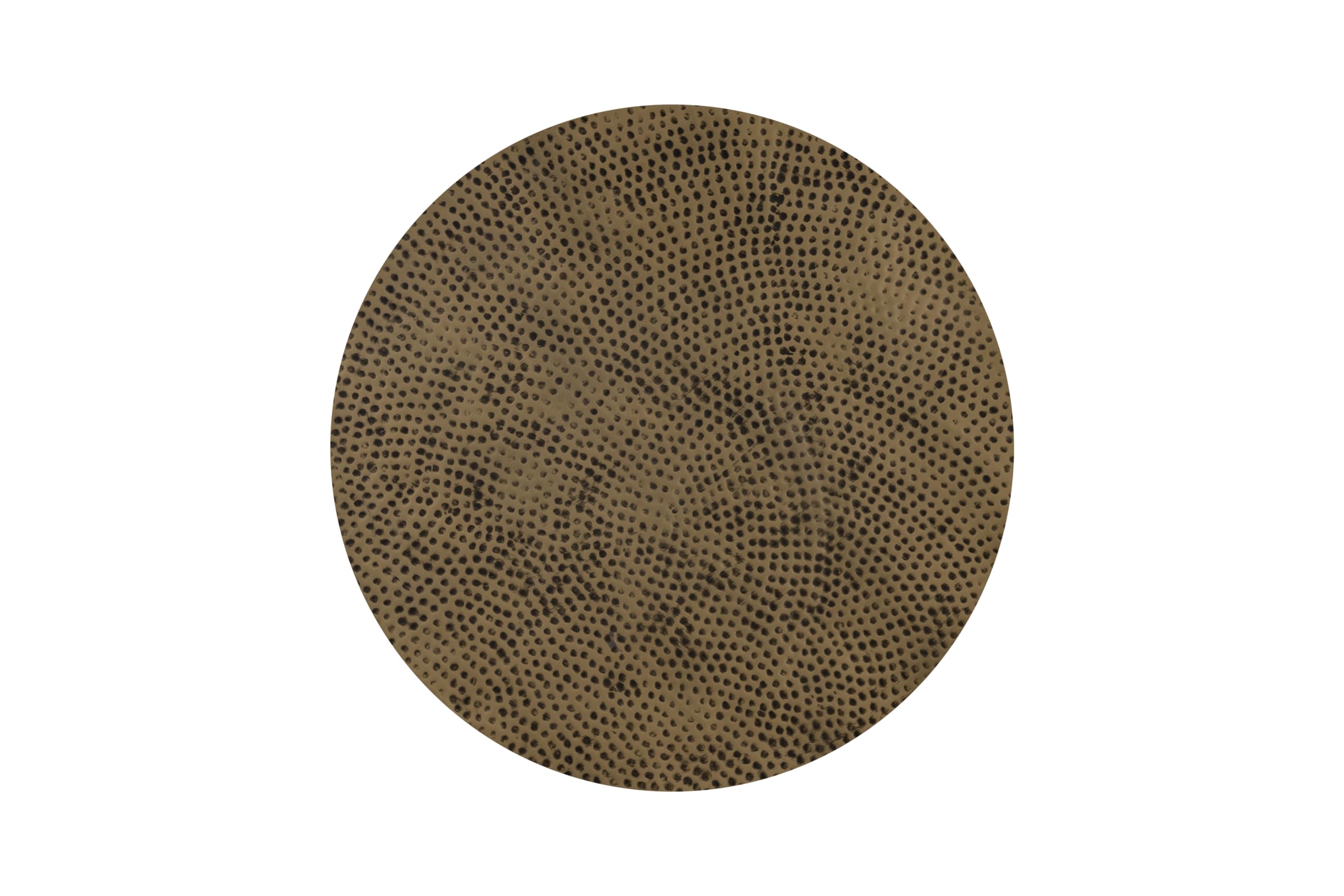 Round Drum Coffee Table with Storage