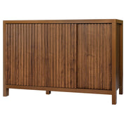 Espresso Fluted Sideboard Cabinet